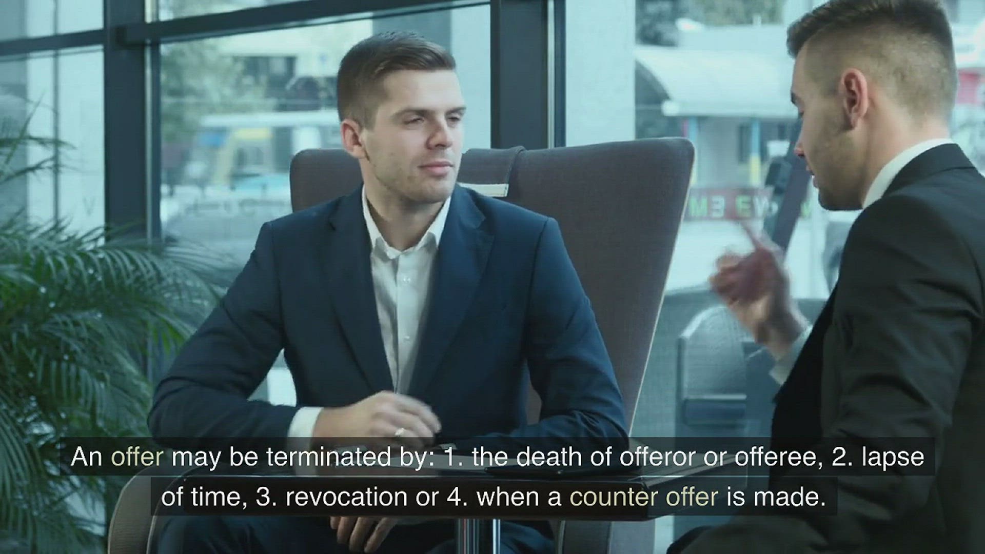 'Video thumbnail for Contract law - Termination of an offer - www.e-lawresources.co.uk'