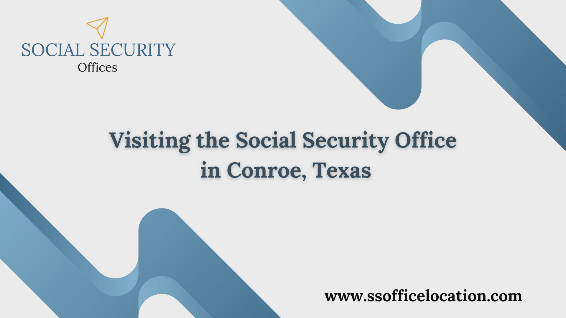 'Video thumbnail for Guide to Visiting the Social Security Office in Conroe, Texas'