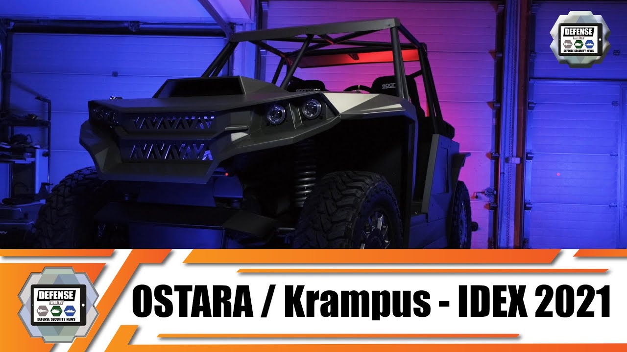 'Video thumbnail for KRAMPUS buggy is a hybrid electric diesel special purpose vehicle Ostara Lithuania defense industry'