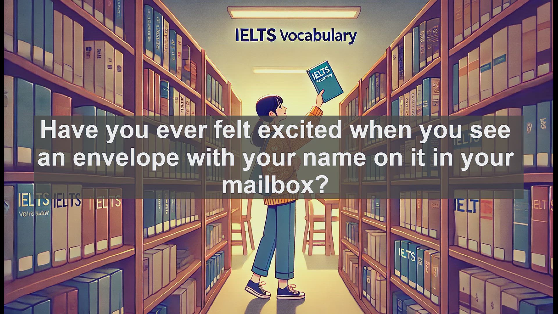 'Video thumbnail for 2500 Must Know IELTS 5.5 Vocabulary - Understanding 'Letter' for IELTS: Meanings, Uses, and Tips'