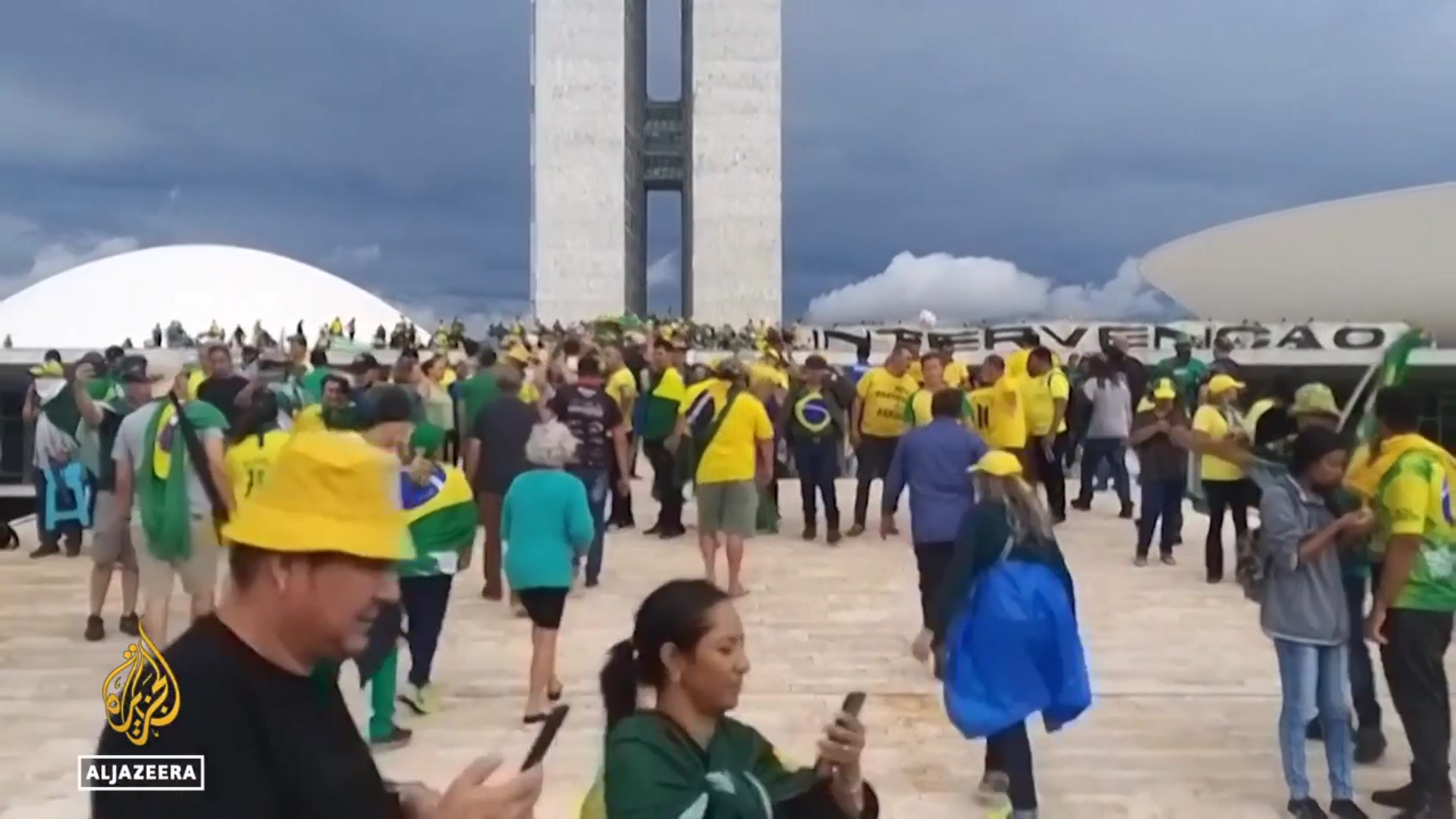 'Video thumbnail for Brazil’s Bolsonaro testifies before Supreme Court over alleged coup plan'