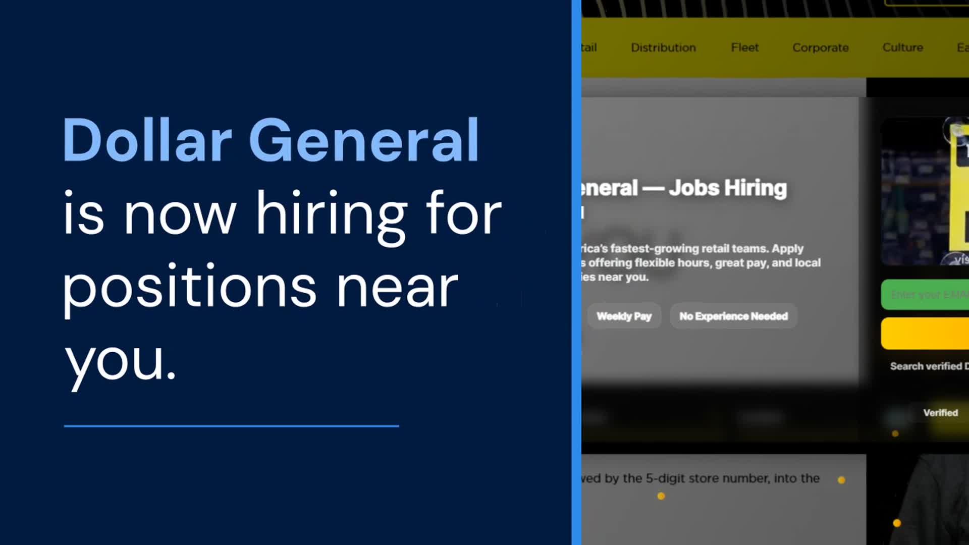 Video thumbnail for Your Next Job Awaits – Dollar General Hiring Across the USA!
