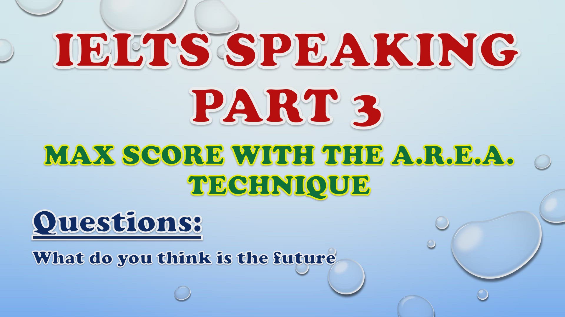 'Video thumbnail for What do you think is the future of shopping? - IELTS Speaking Part 3'