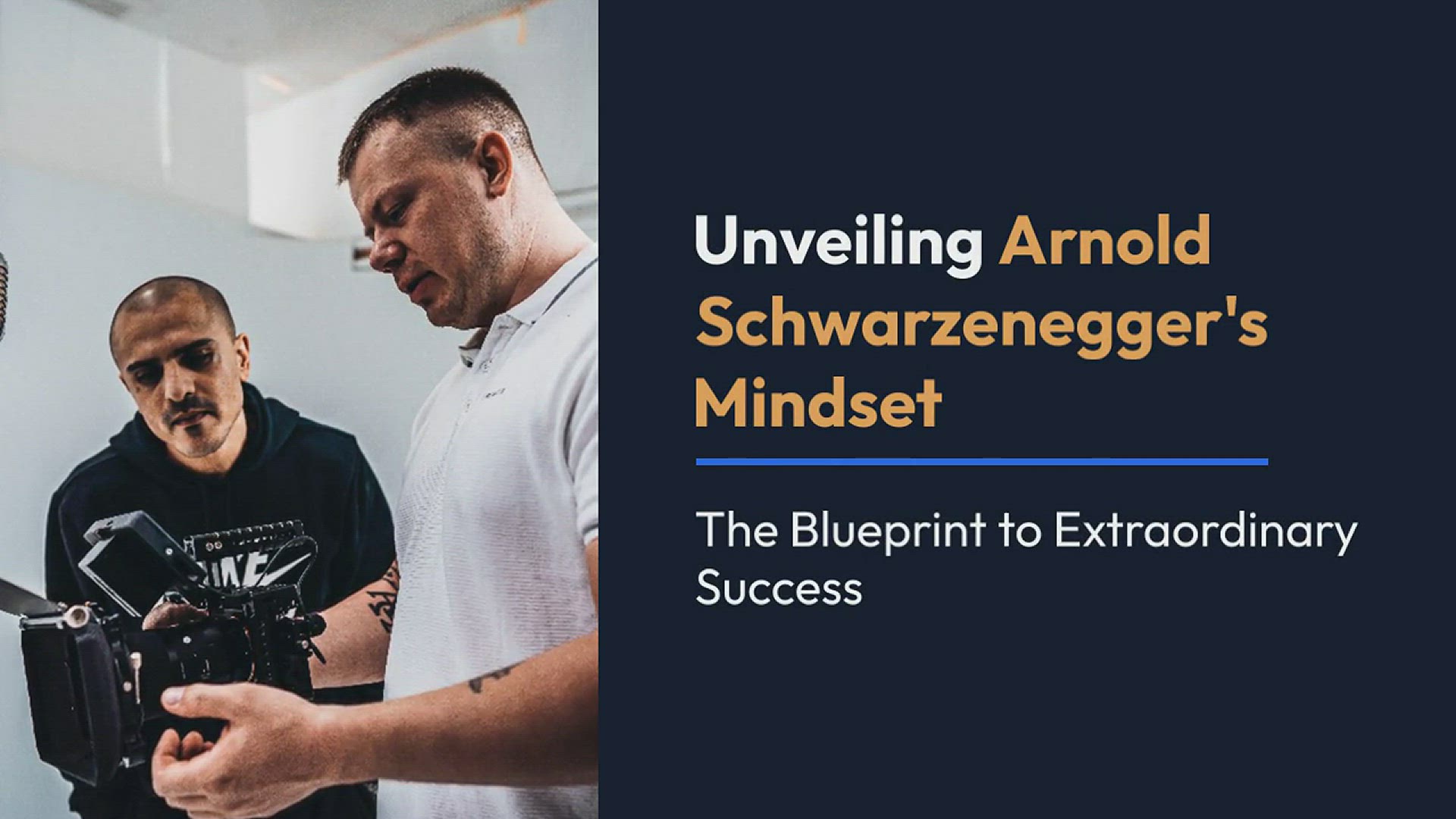 'Video thumbnail for Arnold Schwarzenegger’s Key Mindset For Success'