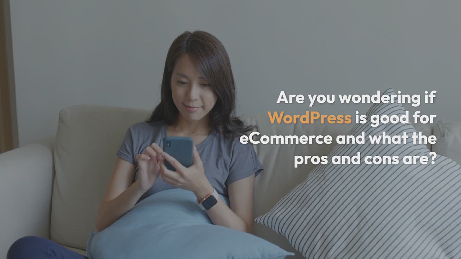 'Video thumbnail for Is WordPress Good for eCommerce? (Pros and Cons)'