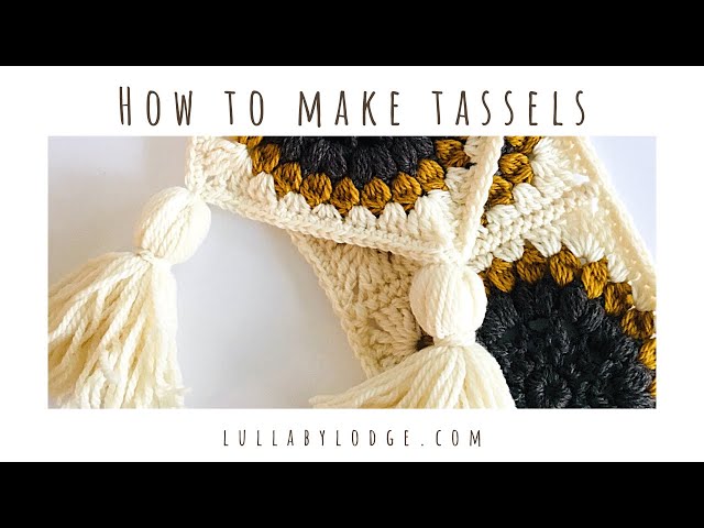 video of: How To Make Tassels And Add Them To Your Project