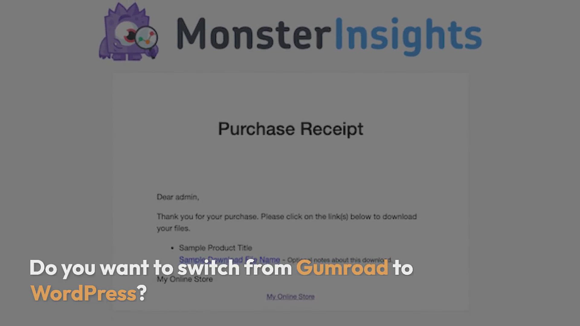 'Video thumbnail for How to Switch from Gumroad to WordPress (Step by Step)'