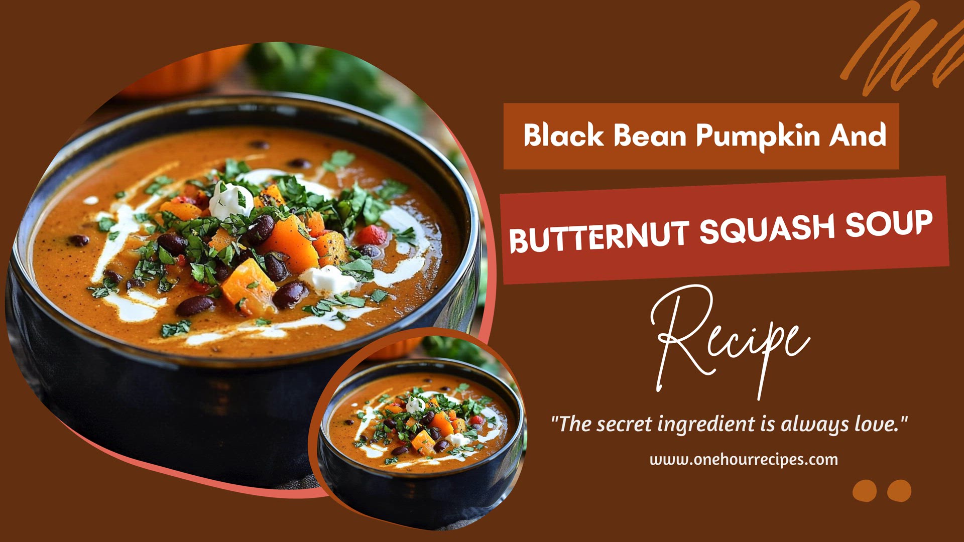 Video thumbnail for Creamy Black Bean Pumpkin And Butternut Squash Soup Recipe
