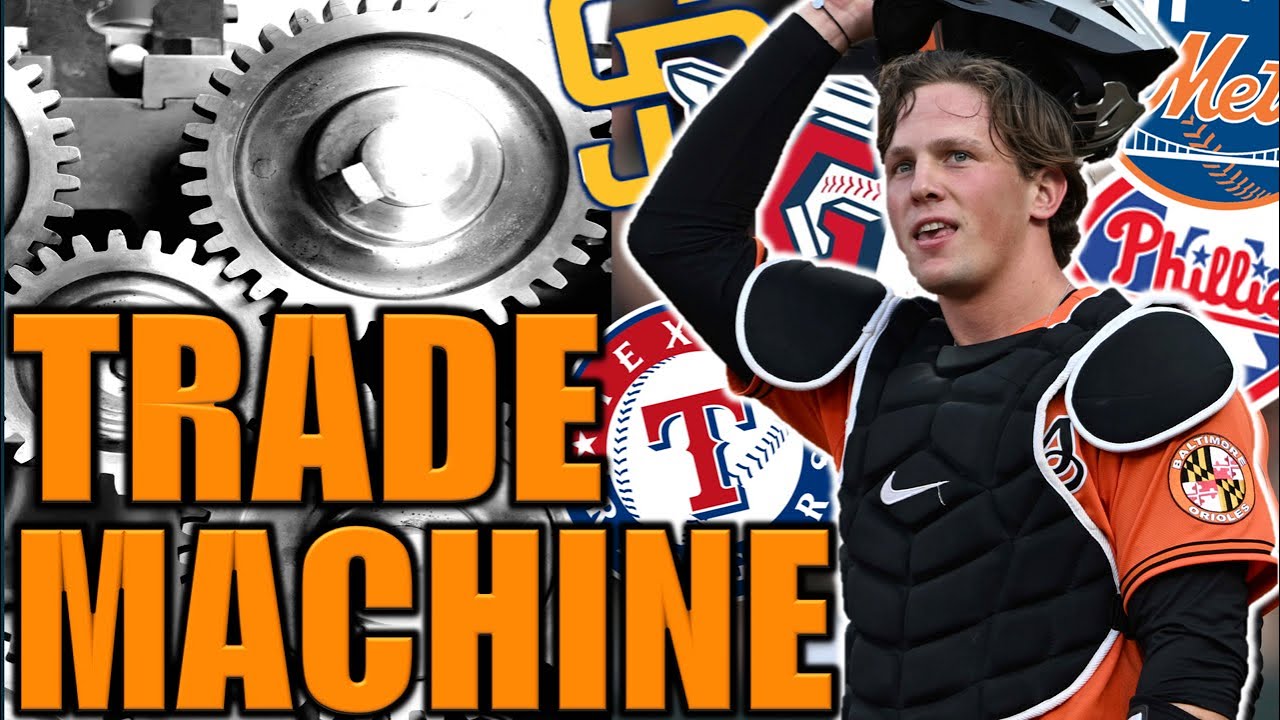 Video thumbnail for Adley Rutschman Trade Machine: Trades For Mets, Padres, Phillies, Rangers & Guardians.