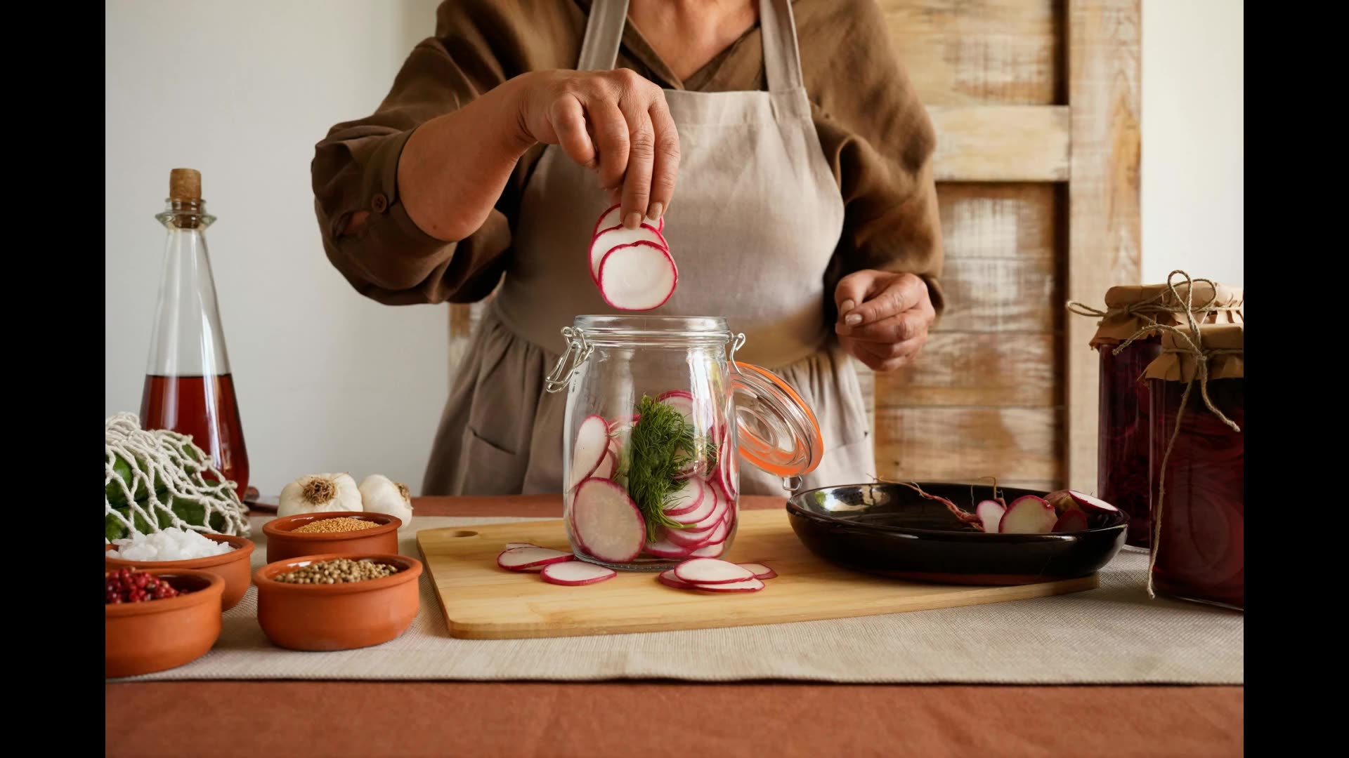 Video thumbnail for Easy Refrigerator Pickled Vegetables Recipe - Quick & Tangy!