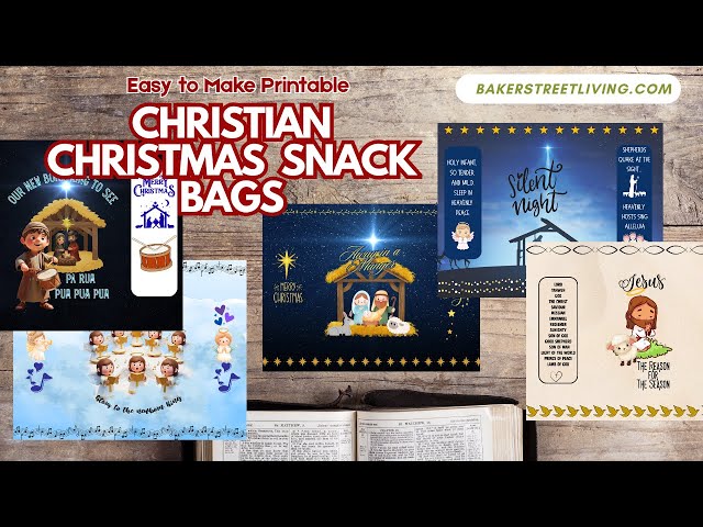 Video thumbnail for Easy to Make Wree Printable Christian Christmas Snack Bags