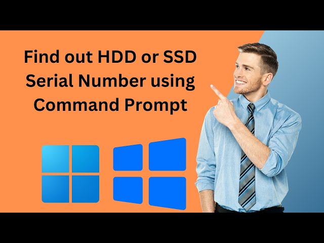 'Video thumbnail for How to find out HDD or SSD Serial Number in Windows 11 or 10 using Command Prompt | GearUpWindows'