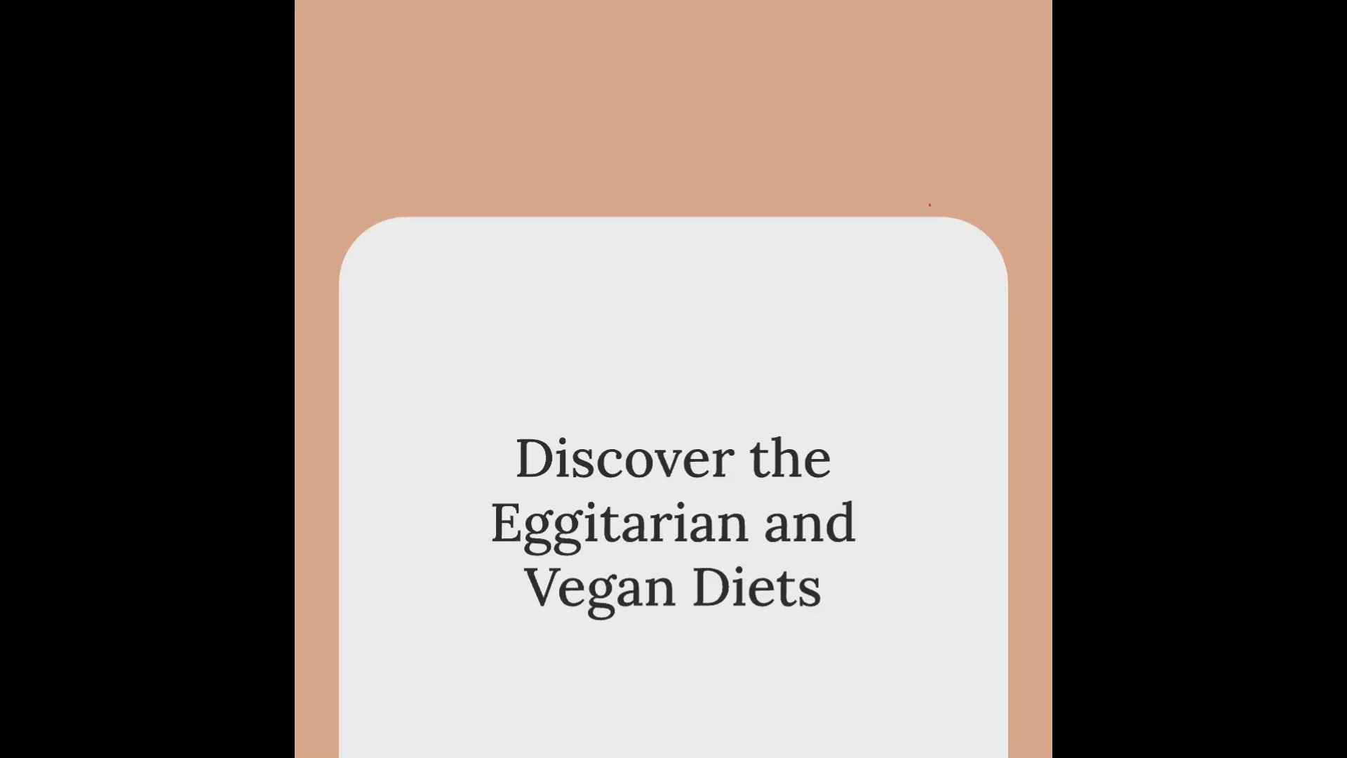 'Video thumbnail for Eggitarian vs Vegan: Exploring Different Diets'