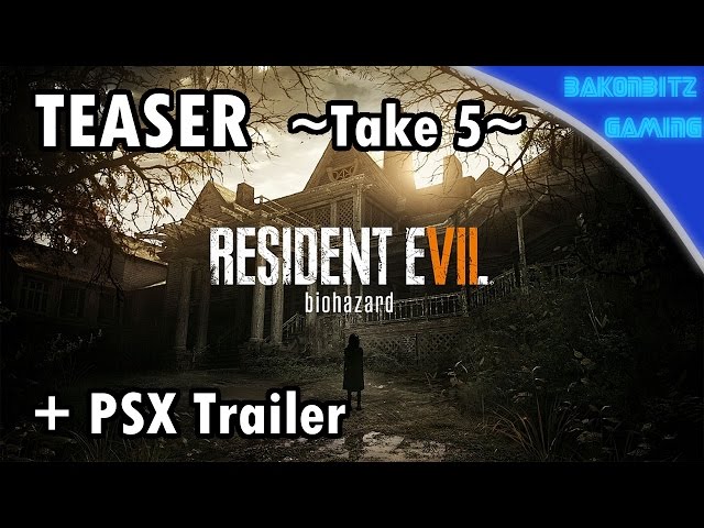 Video thumbnail for [Demo] Resident Evil 7 Teaser: Beginning Hour ~Take 5~