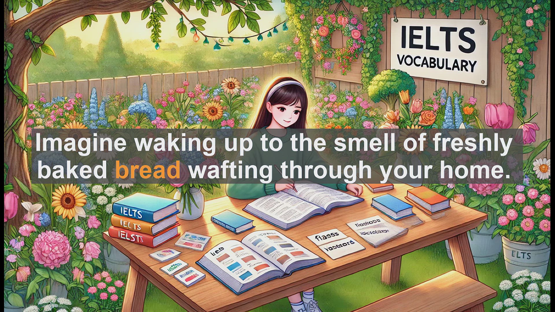 'Video thumbnail for 2500 Must Know IELTS 5.5 Vocabulary - Learn the Word 'Bread' for IELTS: Meaning, Usage, and Tips'