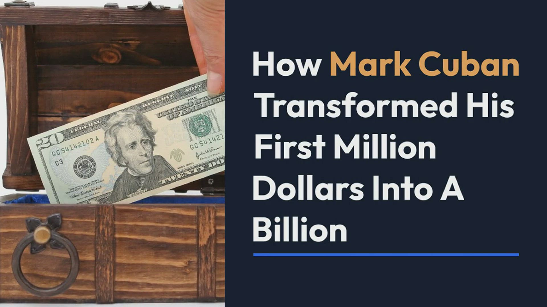 'Video thumbnail for How Mark Cuban Turned His First Million Dollars Into A Billion'