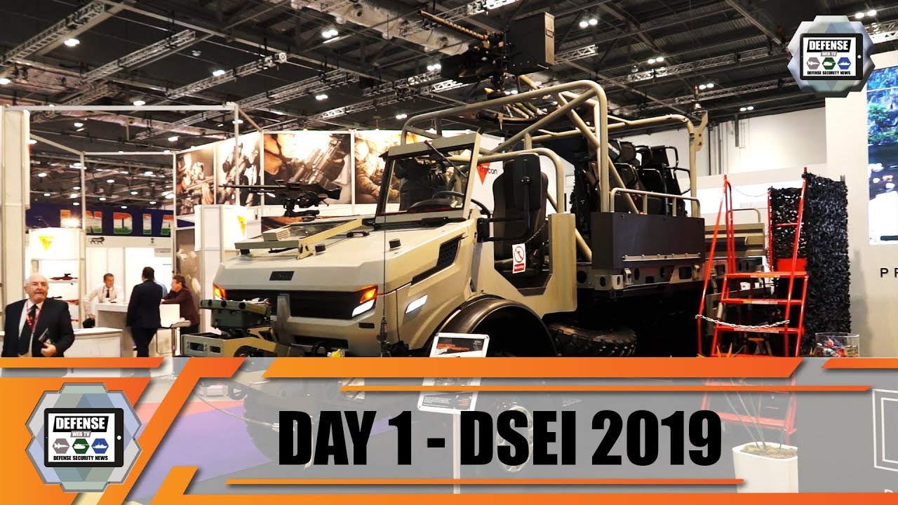 'Video thumbnail for DSEI 2019 International Defense and Security Exhibition London UK Land Zone Show daily Web TV Day 1'
