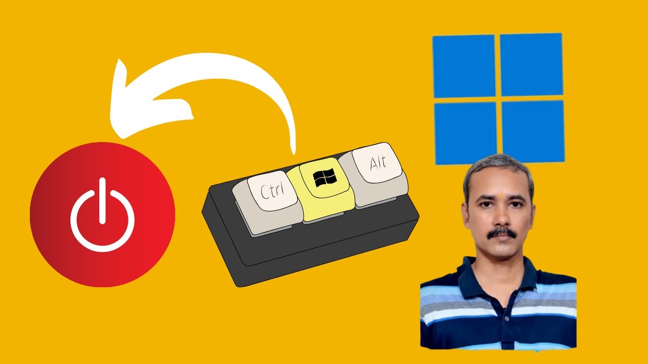 'Video thumbnail for How to Shutdown or Turn Off Windows 11 PC with a Keyboard Shortcut | GearUpWindows Tutorial'
