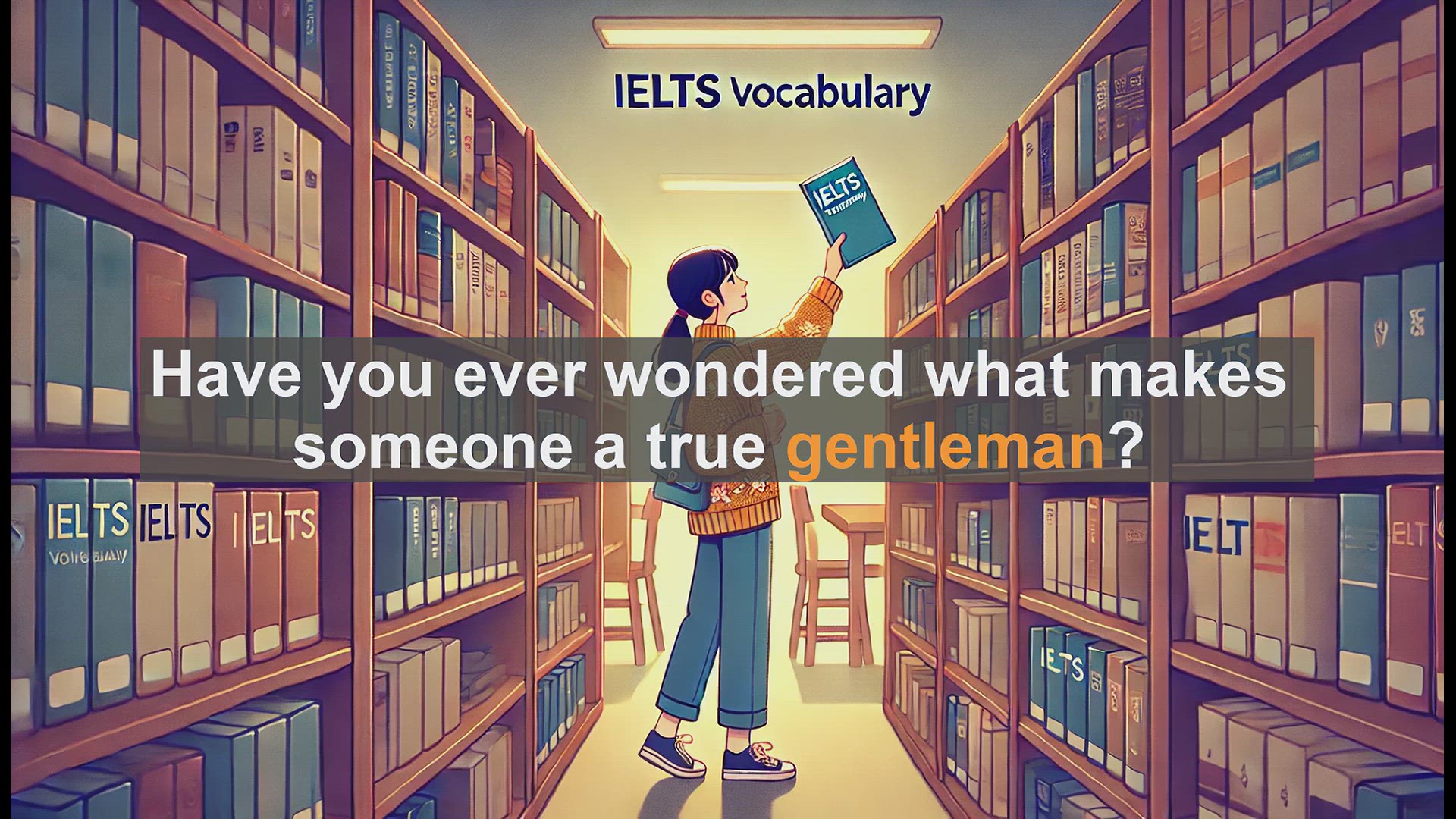 'Video thumbnail for 2500 Must Know IELTS 5.5 Vocabulary - What Makes a True Gentleman? IELTS Vocabulary Explained'