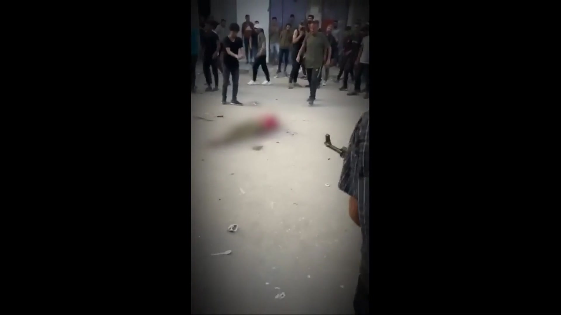 'Video thumbnail for ⚠️Trigger warning: Hamas conducts public execution in Gaza City Square'