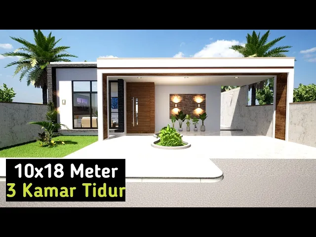 'Video thumbnail for Model Desain Rumah Minimalis 10x18 1 Lantai 2024'