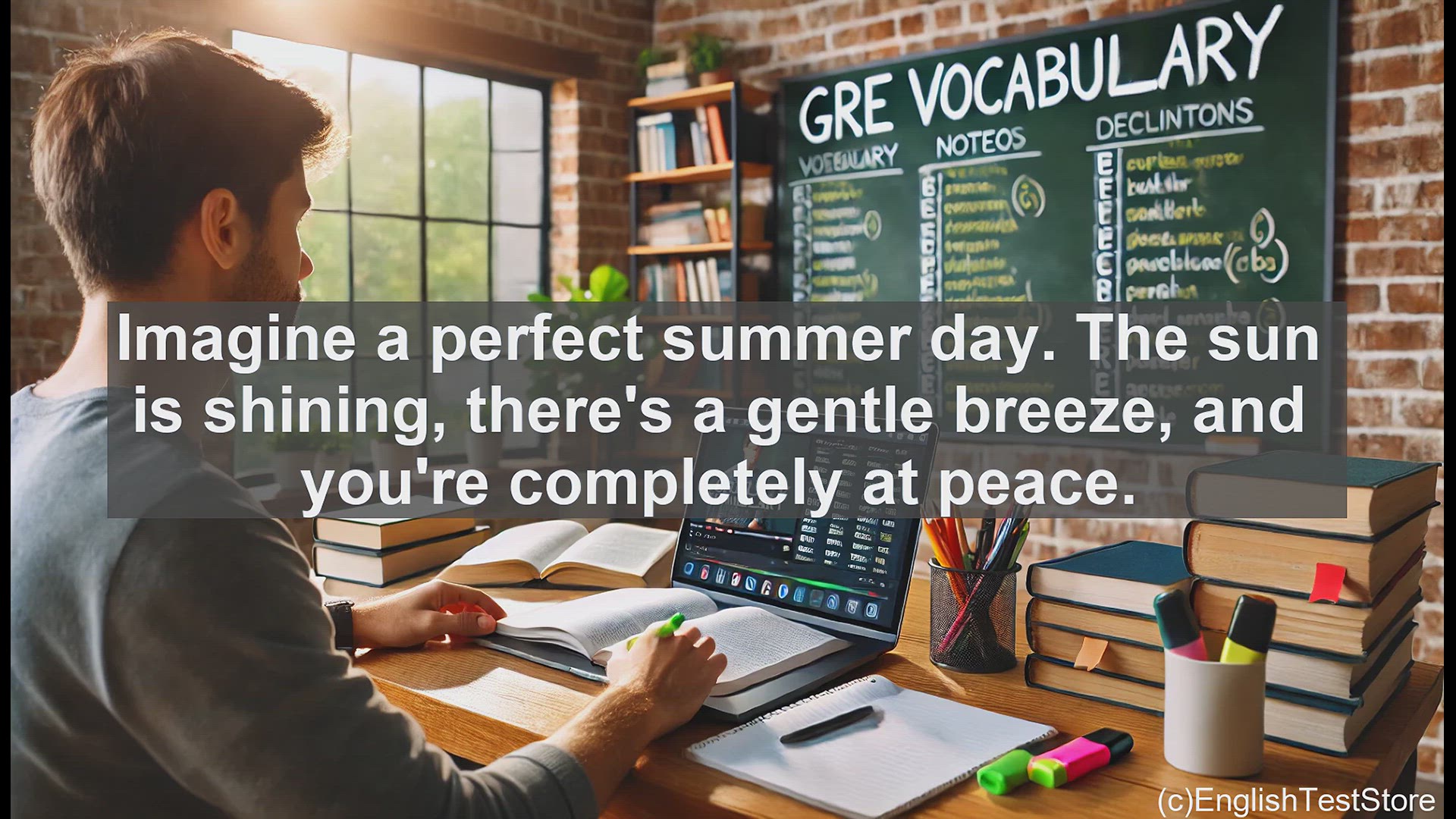 'Video thumbnail for GRE Vocabulary Lesson: Exploring the Tranquil Meaning of 'Halcyon''