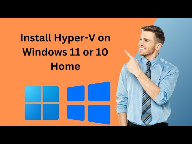 'Video thumbnail for How to Install Hyper-V on Windows 11 or 10 Home | GearUpWindows Tutorial'