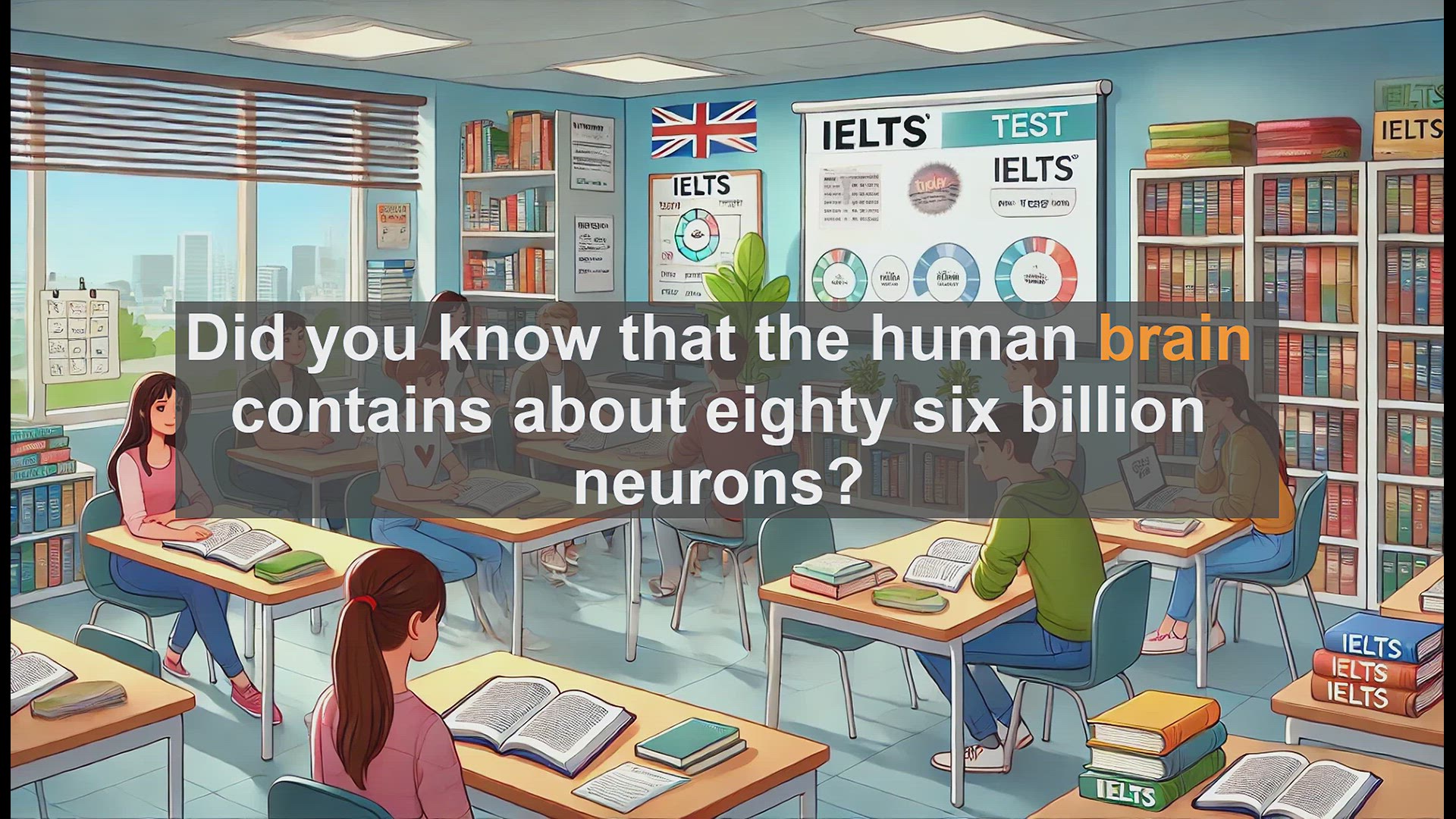 'Video thumbnail for 2500 Must Know IELTS 5.5 Vocabulary - Understanding 'Brain': Key Vocabulary for IELTS Success'