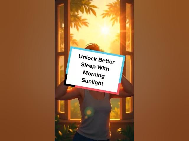 Video thumbnail for Unlock Better Sleep With Morning Sunlight