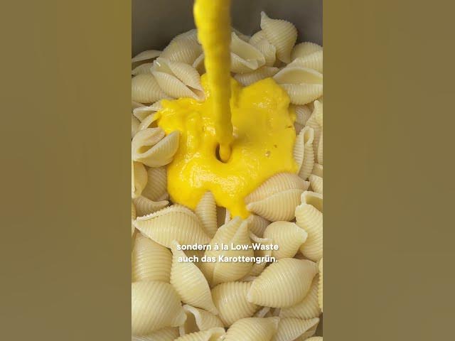 'Video thumbnail for Cremige Pasta mit Karottenpesto 🥕 #shorts'