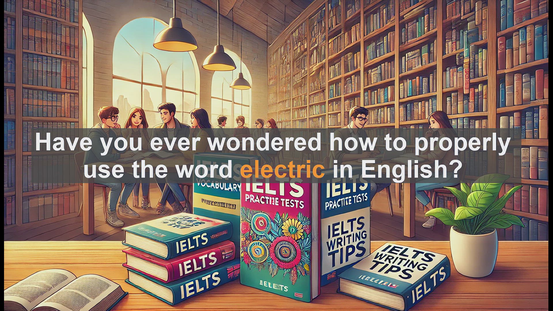 'Video thumbnail for 2500 Must Know IELTS 5.5 Vocabulary - Understanding 'Electric' in English: Meanings and Usage'