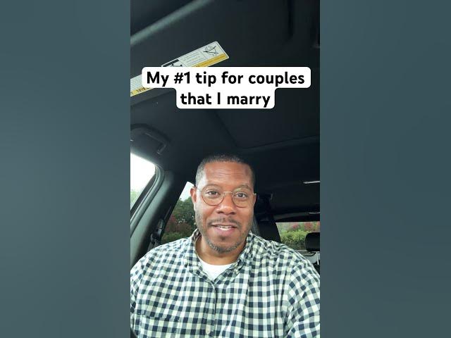 Video thumbnail for My #1 tip for couples that I marry.