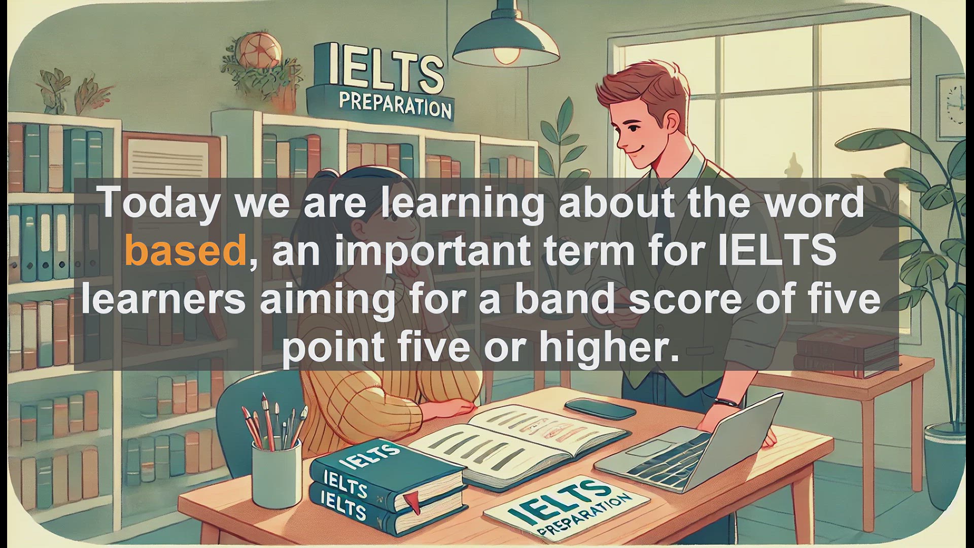 'Video thumbnail for 2500 Must Know IELTS 5.5 Vocabulary - Understanding 'Based': Key Word for IELTS Success'