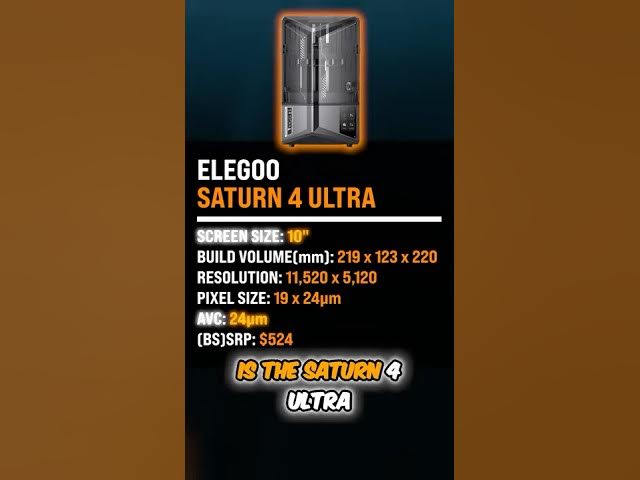 Video thumbnail for Elegoo Saturn 4 Ultra One-Minute-Review