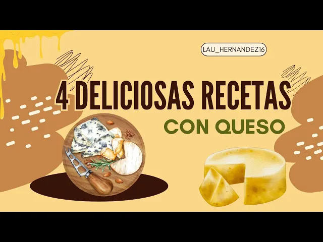 'Video thumbnail for 4 Deliciosas Recetas para los Amantes del Queso - LAURA'