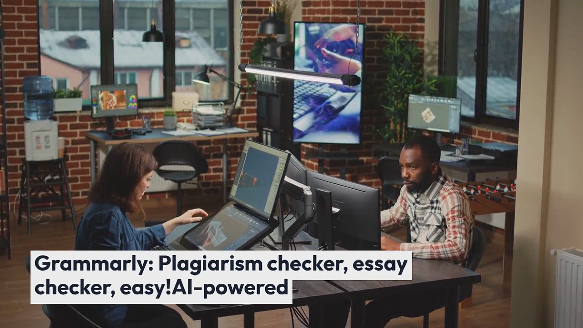 'Video thumbnail for Grammarly: Plagiarism checker, essay checker, easy! AI-powered'