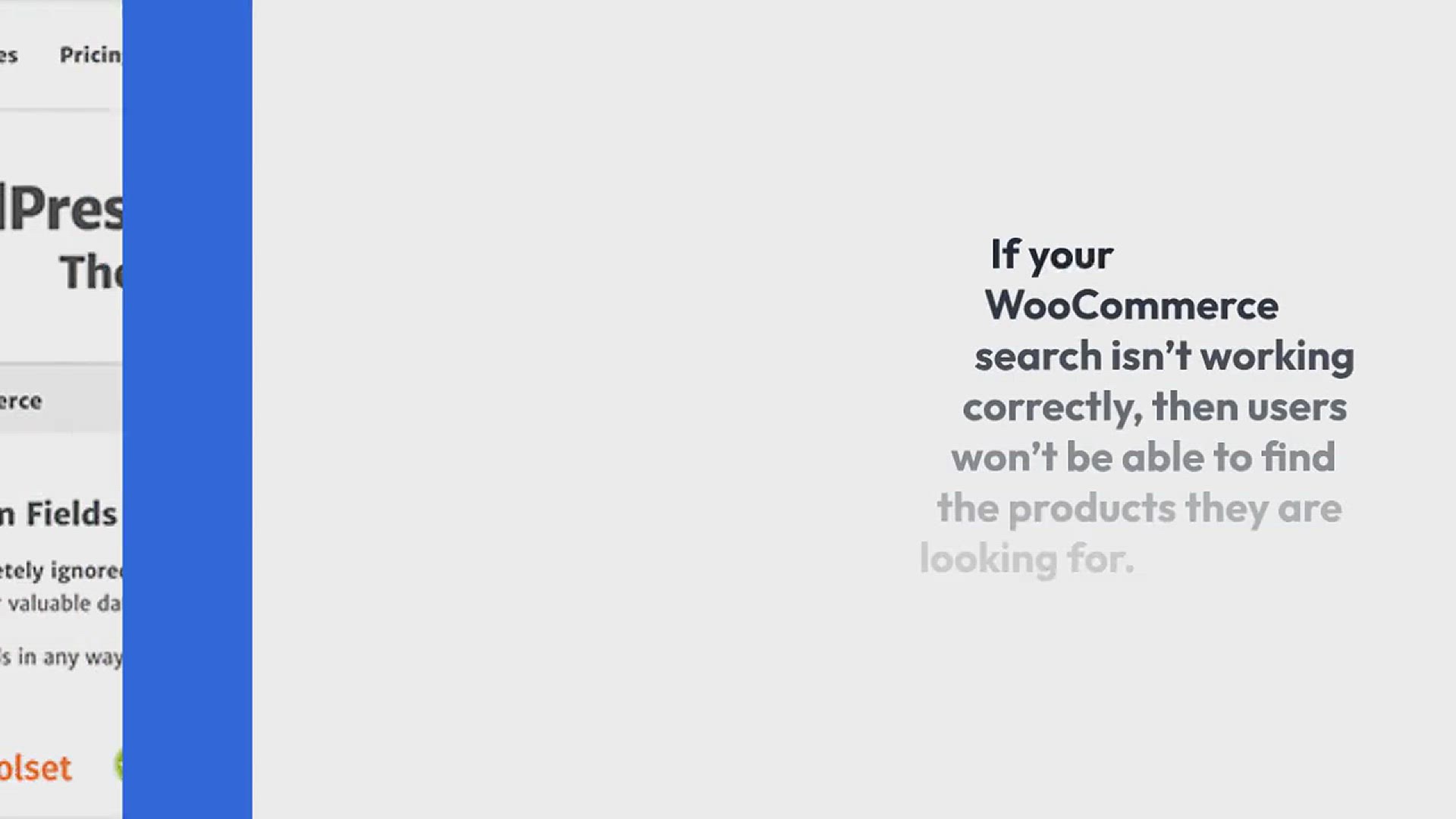 'Video thumbnail for How to Fix WooCommerce Product Search Not Working'