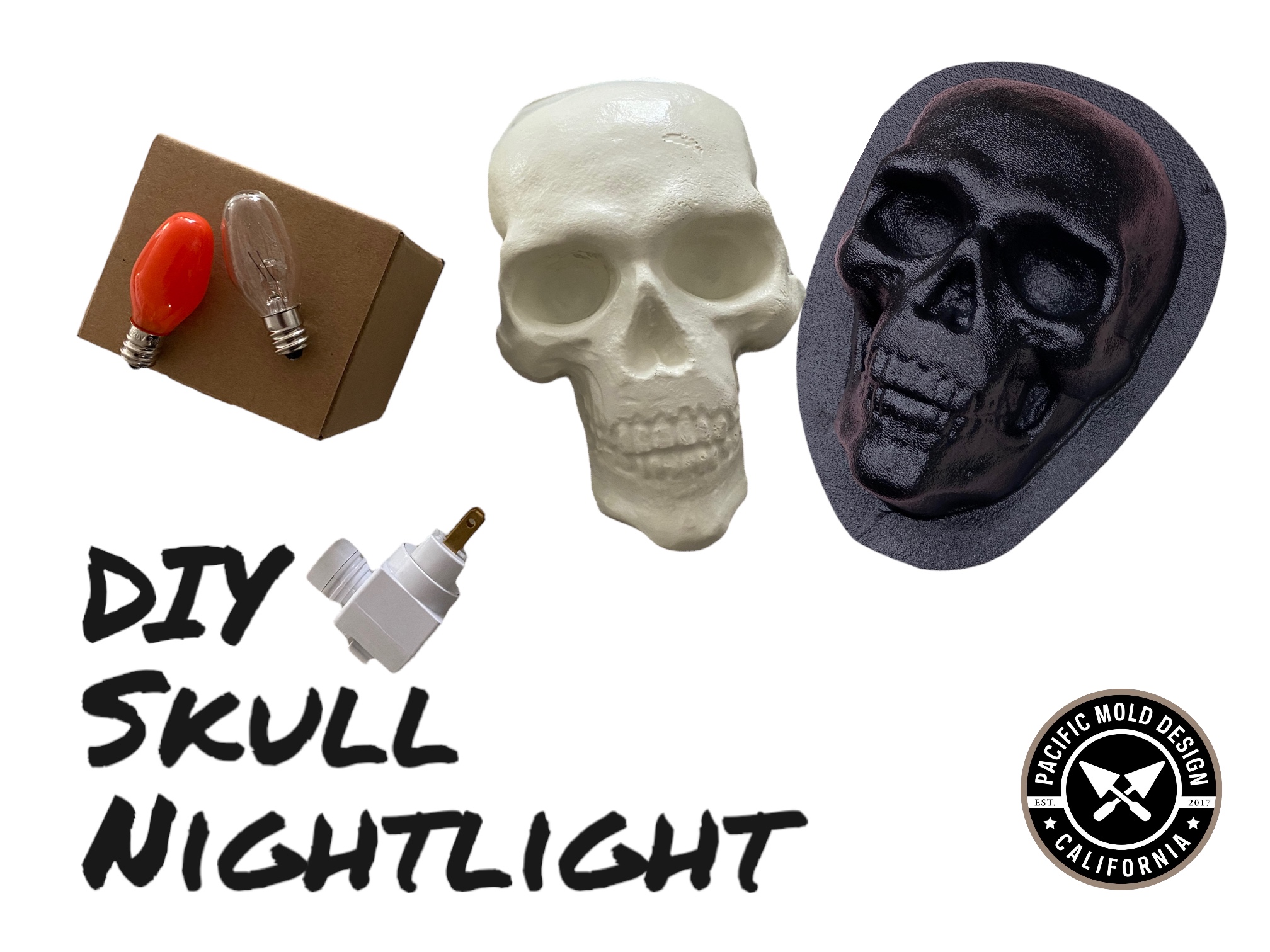 Video thumbnail for Skull Night Light DIY Tutorial