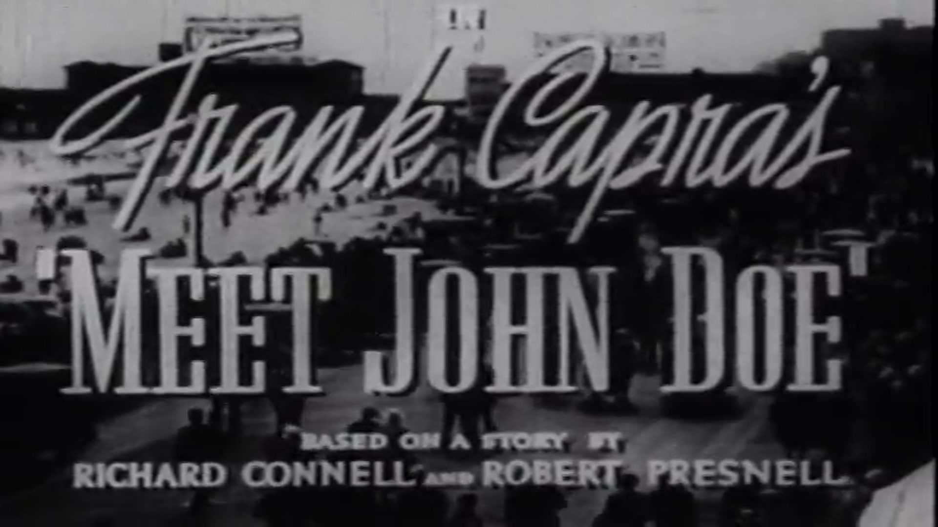 Video thumbnail for Meet John Doe (1941)