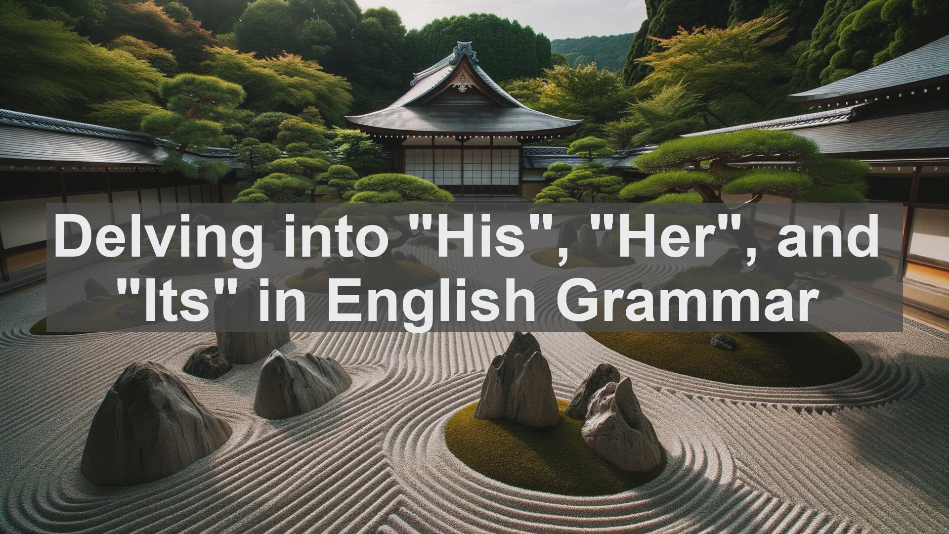 'Video thumbnail for His Her and Its in English Grammar'