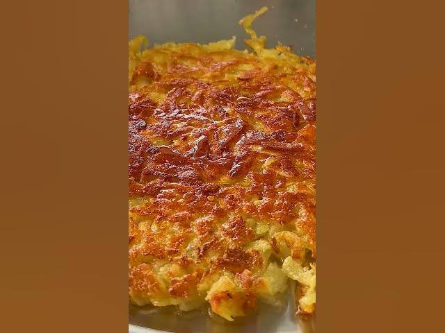 'Video thumbnail for Kartoffelrösti mit klassischem Flammkuchen-Topping? YES💥 #rezept #foodie #hack #kochen #shorts'