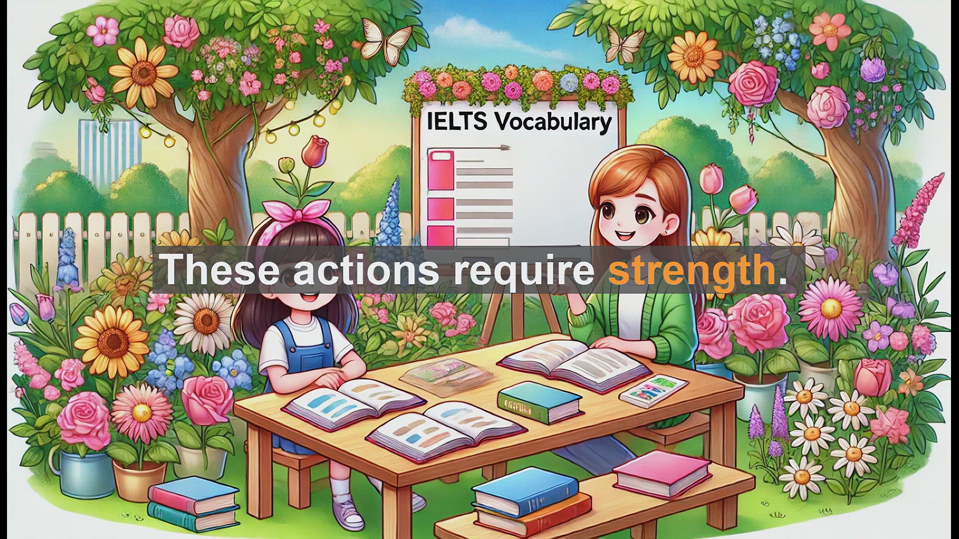 'Video thumbnail for 2500 Must Know IELTS 5.5 Vocabulary - Understanding the Word 'Strength' in English'