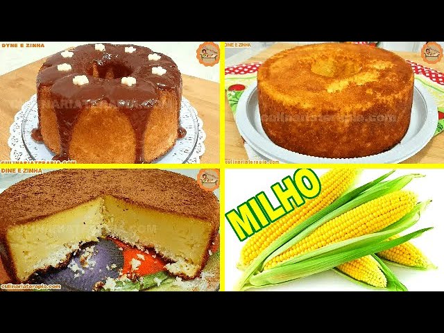'Video thumbnail for Bolo de Fubá com Queijo e Goiabada, Bolo de Fubá Kipolenta de Milho, Bolo Fofura de Fubá de Milho'
