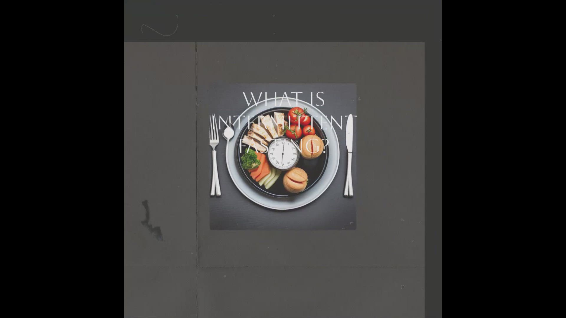 'Video thumbnail for Intermittent Fasting Diet Plan'