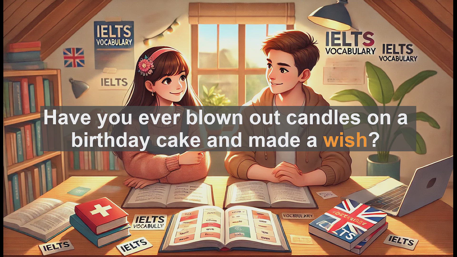 'Video thumbnail for 2500 Must Know IELTS 5.5 Vocabulary - Understanding 'Wish': Essential IELTS Vocabulary for Band 5.5+'