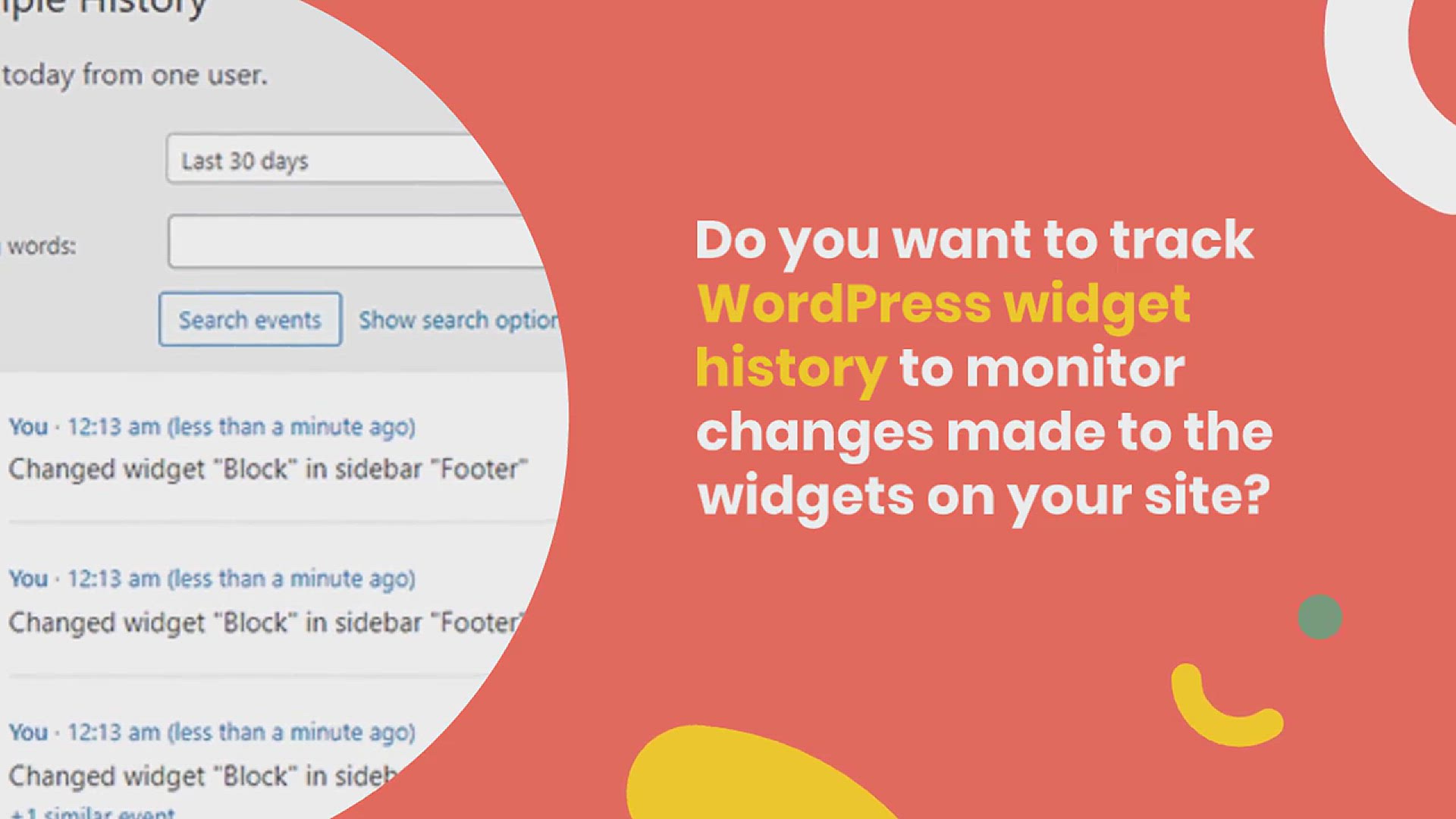 'Video thumbnail for How to Track WordPress Widget History (Easy Method)'