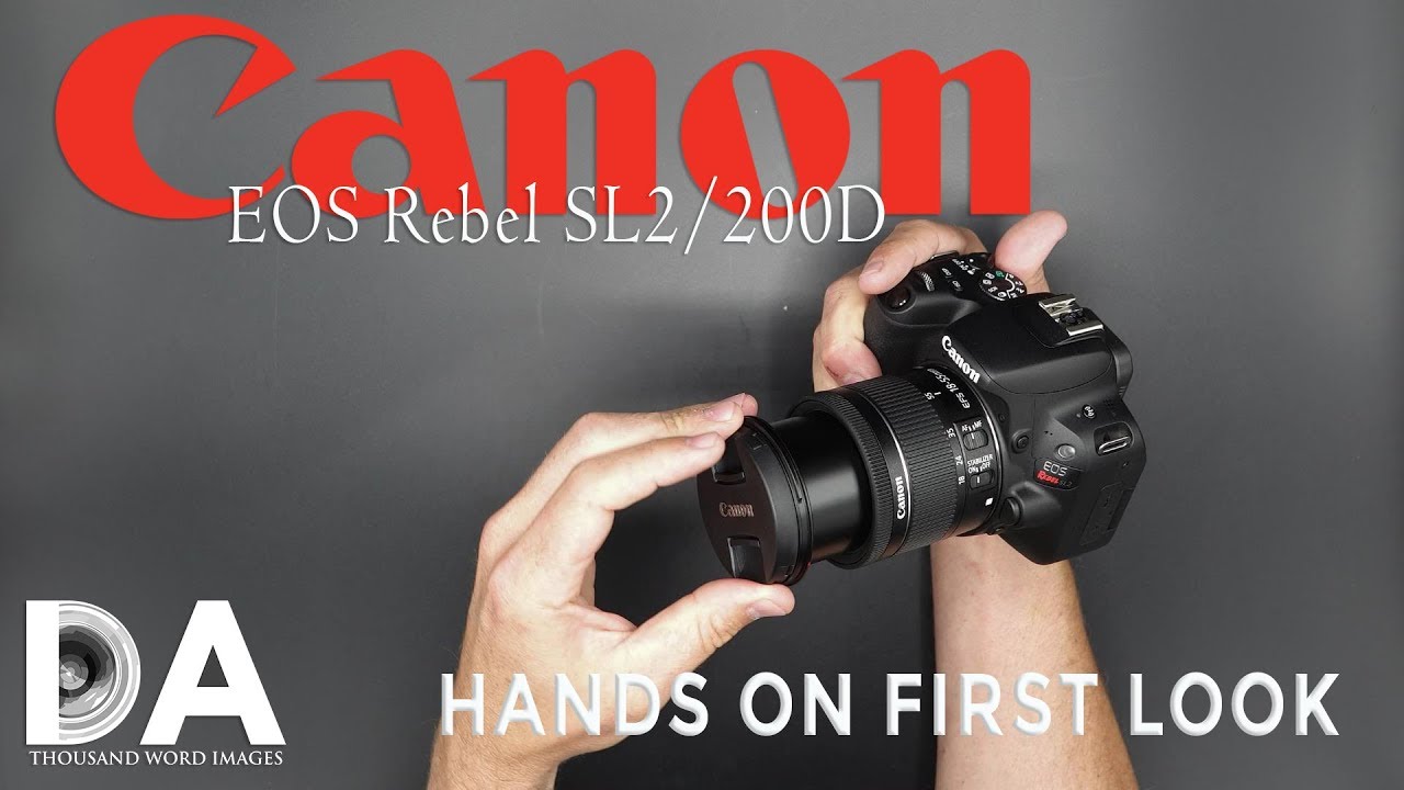 Canon EOS Rebel SL2/200D/Kiss X9 | Hands On First Look | 4K