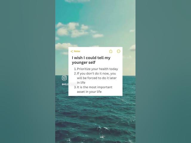 Video thumbnail for Prioritize Your Health Today!