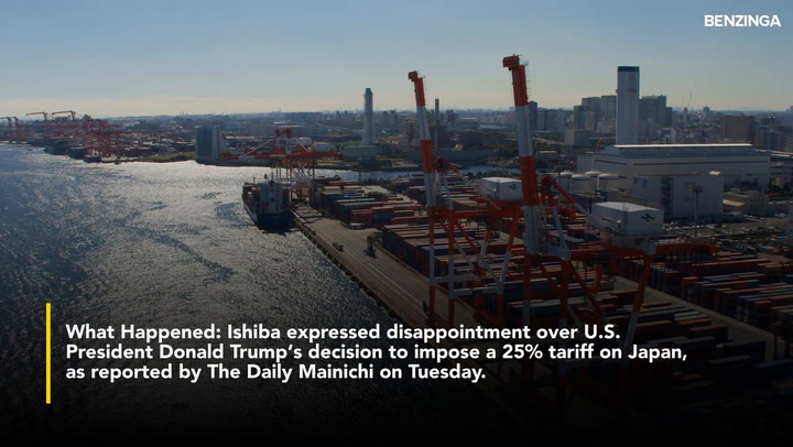 'Video thumbnail for Japan's Prime Minister Criticizes Trump's Tariff Decision: Shigeru Ishiba Calls Move 'Truly Regrettable''