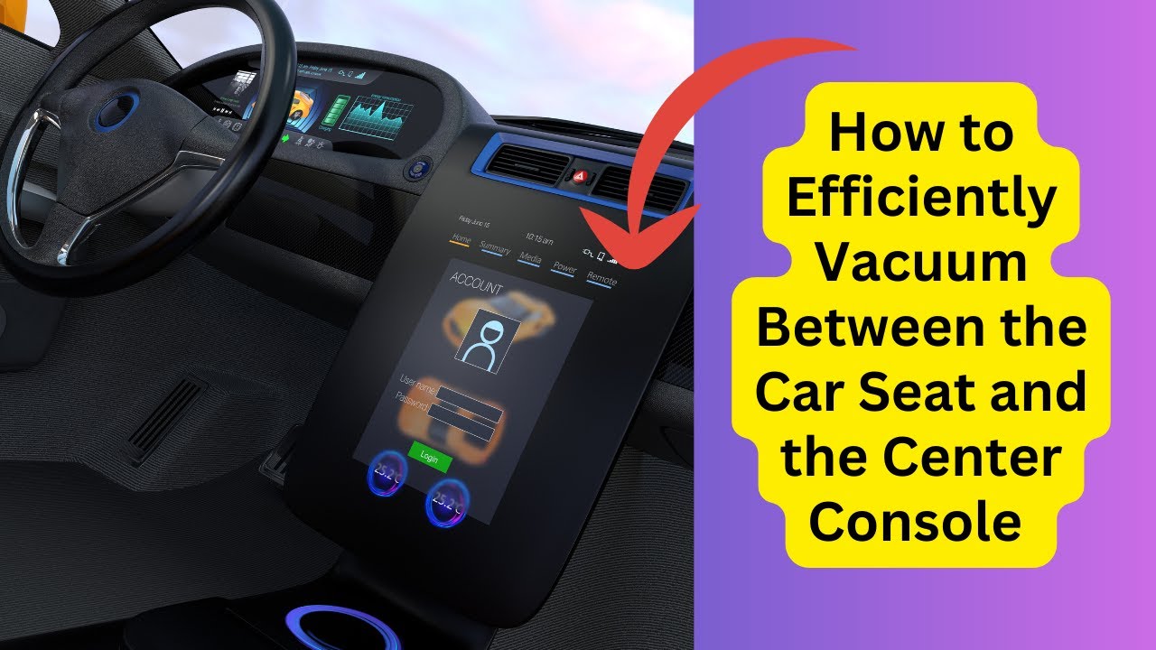 'Video thumbnail for How to Efficiently Vacuum Between the Car Seat and the Center Console'